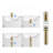 2.44'' W Brass Push Pop-Up Bathroom Sink Drain with Overflow-65477933