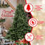 Arbre de Noël pleine forme avec support en métal-117479394-117479392
