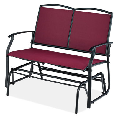 Steel Bench Loveseat Rocker by Red Barrel Studio