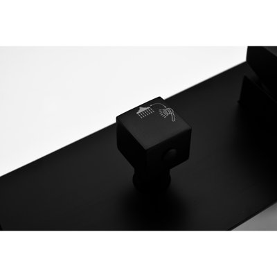 10 Inch Rainfall Shower - Matte Black With Handheld , Luxury Bathroom Rain, Brass Faucet Head Handheld, Rain Mixer