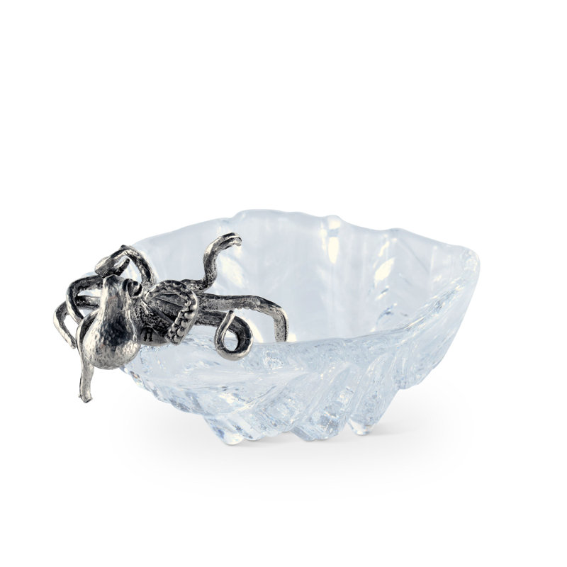 Sea And Shore Glass Dessert Bowl