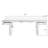 47 Inches Luxury Rectangular Mirror Coffee Table With Fluted Tempered Glass, Modern Sofa Side Table, Easy 2-Step Assembly, Light Luxury Style, Reinforced Packaging