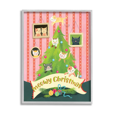 " Meowy Christmas Cat Tree "
