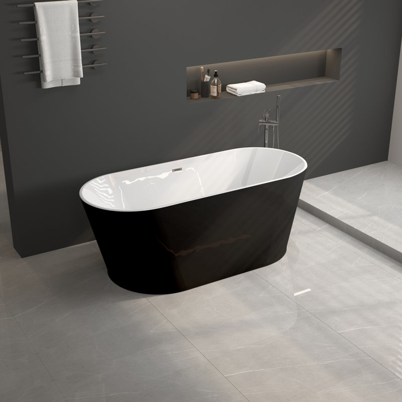 Luxurious Freestanding Acrylic Tub Modern Style For Spa-like Home Baths