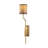 Elegant Wall Lamp with Metal Body & Fabric Cap, 5.5 x 8.7 x 28.3 Inches | Gold & Light Brown Finish | Socket Type: E27 Max 40W | Perfect for Living Room & Bedroom Decor | Stylish & Functional Lighting Solution-1530749969