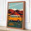 Desert Road Trip Retro - Wrapped Canvas-348019264-348019274