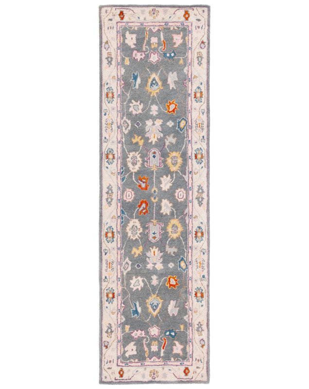 Lisabeth Hand Tufted Wool Oriental Rug, Runner 2'3" x 8'