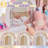 Kids MDF Vanity Table Set  In White And Pink With 1 Drawer And Storage Rack