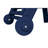 Lounge Chair Outdoor With Wood Texture,Oversized Chaise Lounge Chair With 5 Positions, HDPE, Patio Lounge Chair With Wheels & Cup Holder For Pool, Deck, Poolside-1403887024