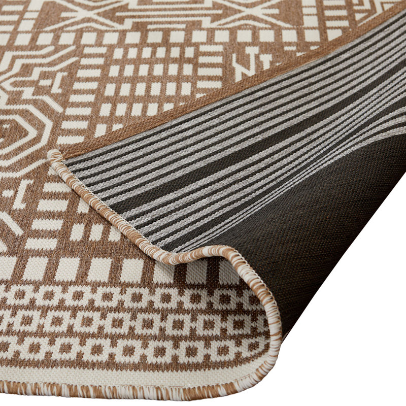 Southwestern Indoor / Outdoor Rug, Rectangle 7' x 10'