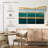 Avery Parallel Lines On Teal-106811700