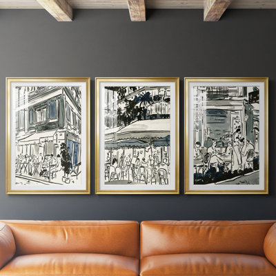 «AUCoin de Larue I», reproduction sur mesure encadrée de qualité supérieure - 3 pièces