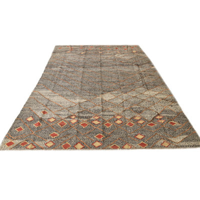 Tapis noir et blanc Ousley