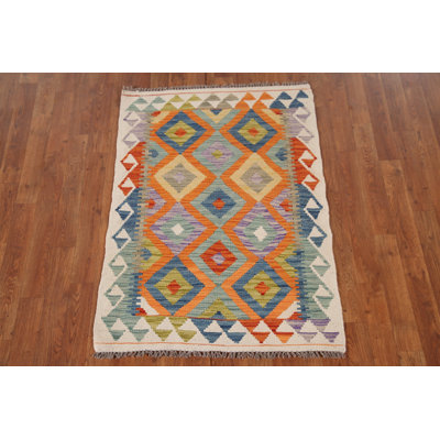 South Western Kilim Oriental Accent Rug 3x4