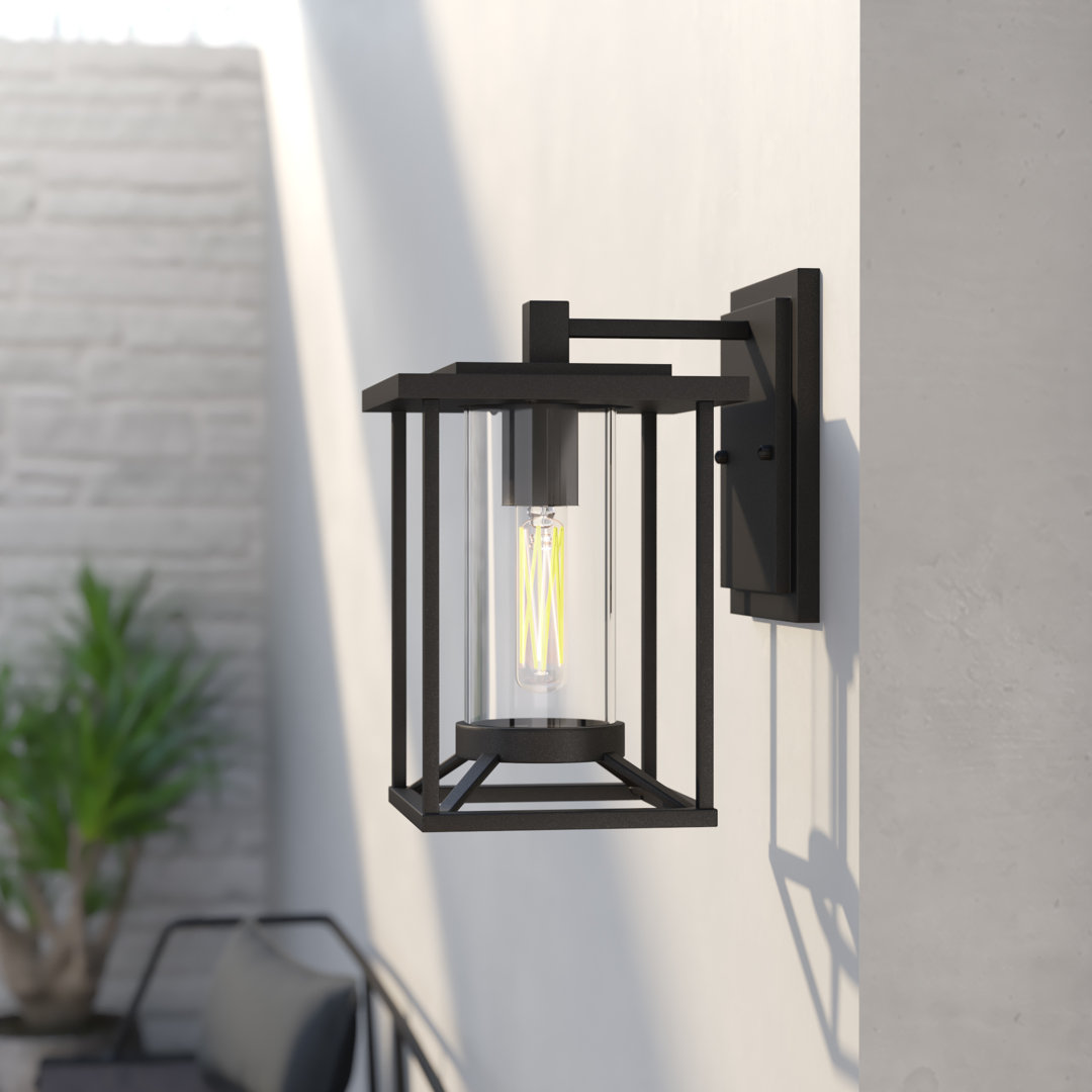 Jonathan Black Outdoor Wall Lantern Williston Forge 