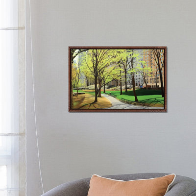 Springtime In Central Park by Nick Savides - Print on Canvas