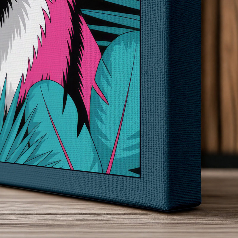 Print, 30x20 - 76.2 x 50.8 cm, Teal Border