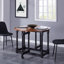 Duncansville Extendable Round Metal Base Dining Table-1131800362-1131800363