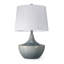 21 po Lampe de table à 3 voies avec abat-jour tambour en céramique