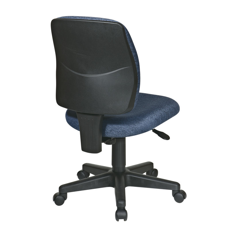 Chaise de travail Hathcock, Parenthèses - bleu, Non inclus