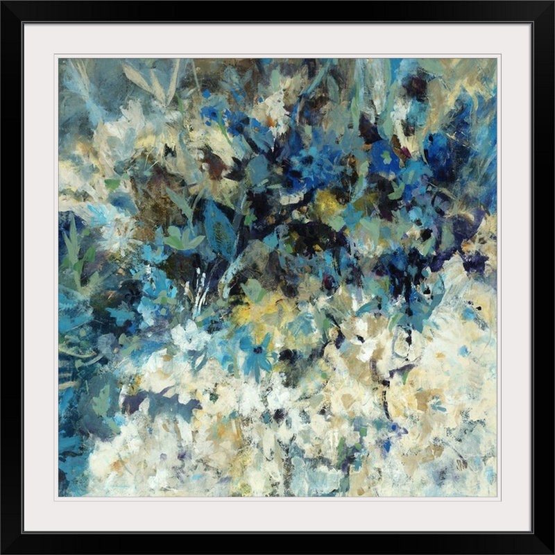 'pompeii Floral' De Jodi Maas Peinture Imprimer, 16" H x 16" L x 1.5" D, Toile