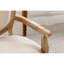 Chaise de salle à manger en bois massif de style français, ensemble de 2