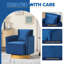 Fauteuil d'appoint pivotant en velours avec coussin-359376560