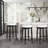 Set Of Two Bar Stools With 360° Swivel Function, Wooden Construction And Upholstered Seat, Ideal For Kitchen, Dining And Living Room-1884144399