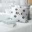 DC Basketball Colors White Twill Pillow