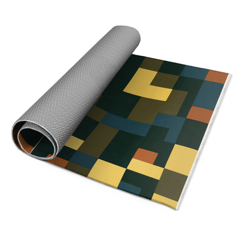 Tiled Horizon Indoor And Outdoor Area Rug, Rectangle 1'6" x 2'6"