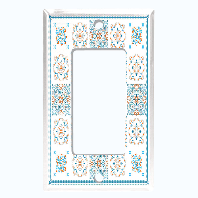 Plaque murale d'interrupteur à bascule 1-Gang, H 4,5 po x l 2,75 po x P 0,15 po