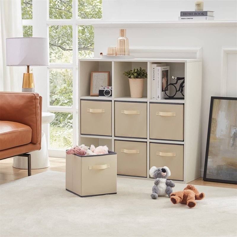 Rebrilliant Fabric Bin, Beige