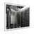 58.61X39.39 Inch Led Bathroom Mirror, Waterproof, Aluminum Frame, 3 Color Versions, Smart Touch Installation Option Feature Functionality System Alternatives, Control Function-1621051839