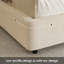 Ensemble de chambre à coucher 3 pièces, ensemble de lit avec ensemble de 2 tables de chevet-620154797-620154792