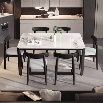 Italian style rectangular simple dining table