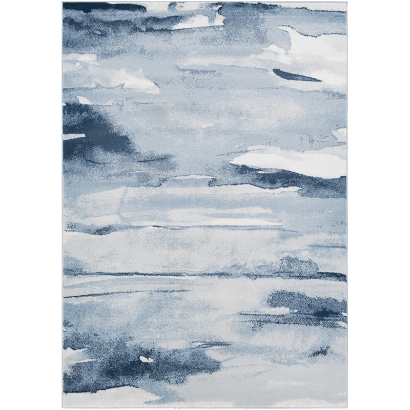 Mattox Abstract Indoor Rug, Rectangle 7'8" x 10'6"