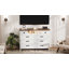 Commode à tiroirs pour la chambre à coucher, commode à 8 tiroirs avec miroir, commode blanche, meuble-lavabo de style maison de campagne, couloir, chambre d'enfant