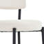 2 tabourets de bar rembourrés en tissu moderne - base en métal, beige élégant et confortable pour la cuisine, la salle à manger, le salon, la structure ergonomique, la hauteur du coussin avec la base rembourrée-1149679534