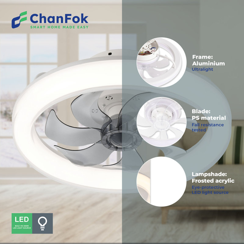 20.5'' Ceiling Fan with LED Lights