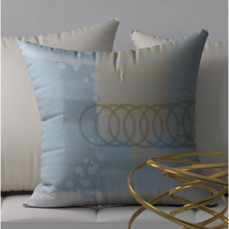 Housse de coussin décorative carrée et insert, 24 po x 24 po