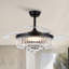 Ventilateur de plafond 48 "à intensité variable avec lumières DEL et télécommande-865544035