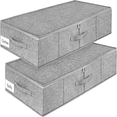 Brayden Studio Fabric Underbed Storage