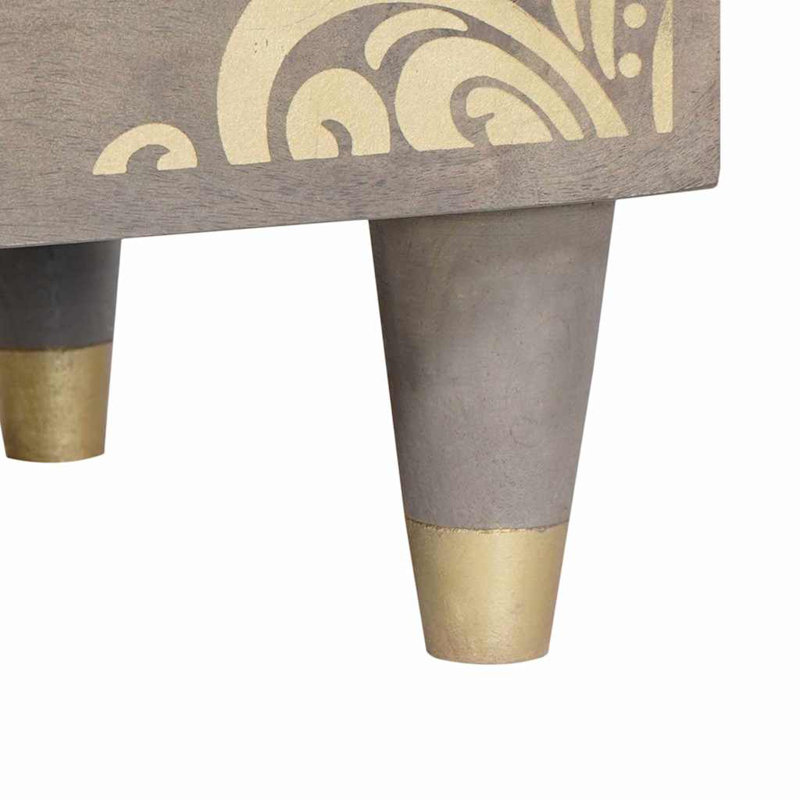 40cm W Solid Wood Bedside Table