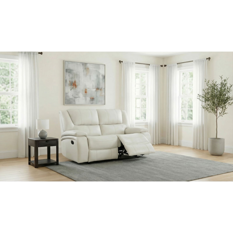 Causeuse inclinable Brynden, Blanc