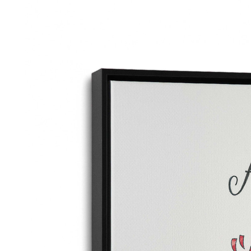 «Off the Counter» par Deb Strain, reproduction d'art, L 36 x H 48, Noir, Toile avec cadre