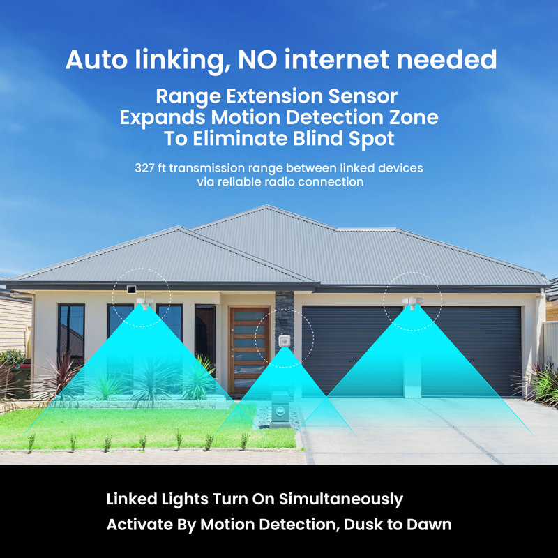 Mesh Linkable Series Detection Range Extension Sensor