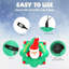 4 pi Décoration de fenêtre gonflable père Noël