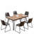 Industrial 7-Piece Dining Set-1230678752