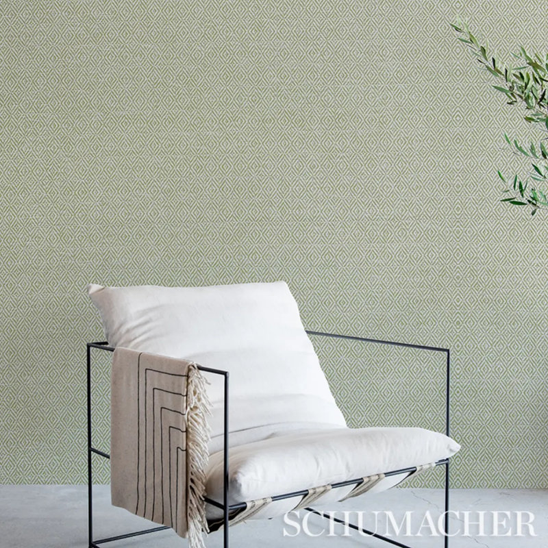 Jubilee Paperweave Wallpaper, Green