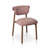 Houndstooth Upholstered Wood-look Metal Frame 2pc Dining Chairs-753061571-753061568